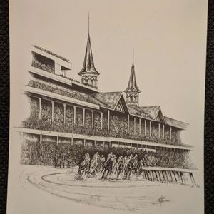100th Running of the Kentucky Derby Lithogragh